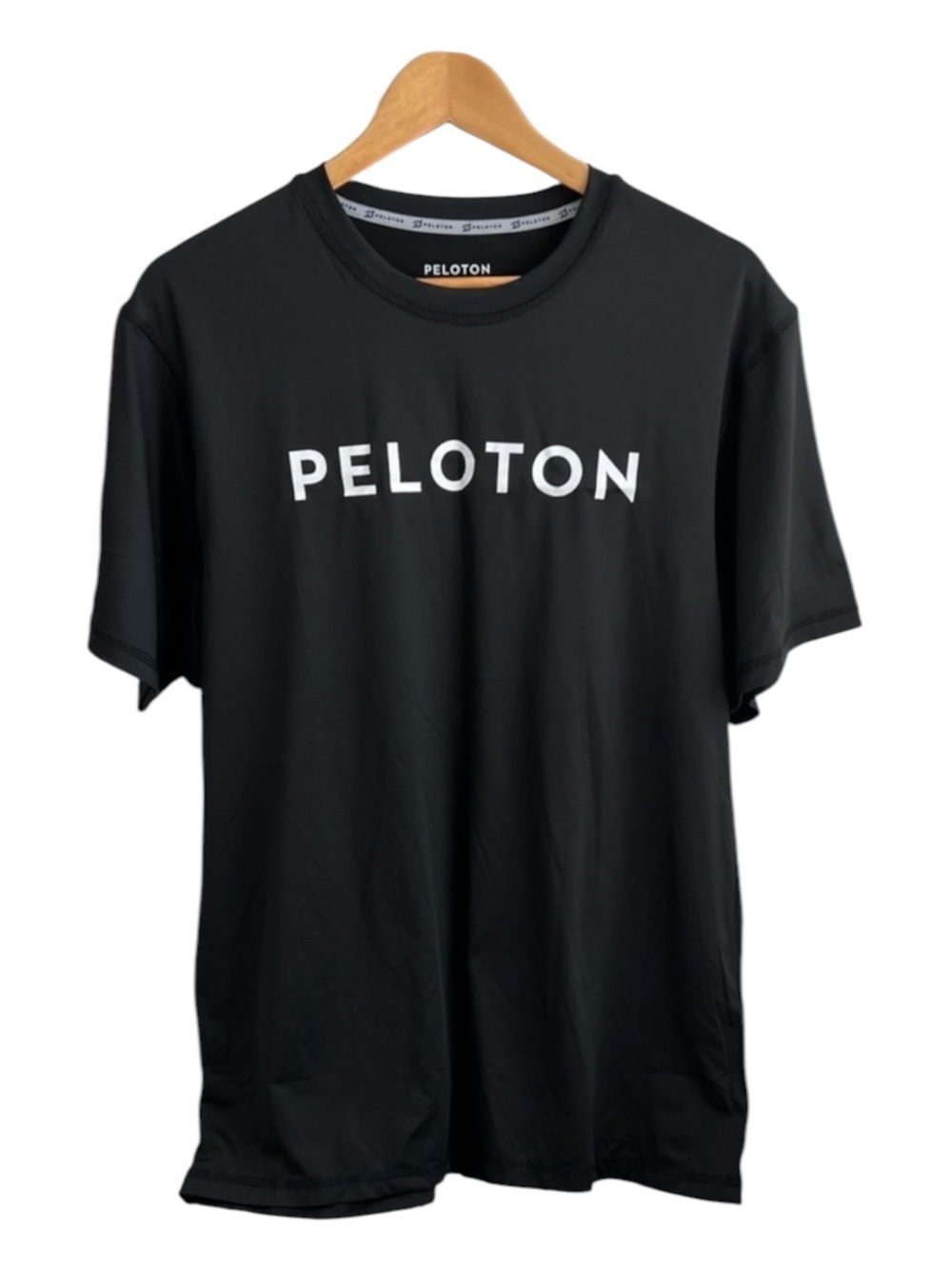 Peloton 100 Century Ride Unisex T-Shirt Black White Font Athletic Tee Size 2XL